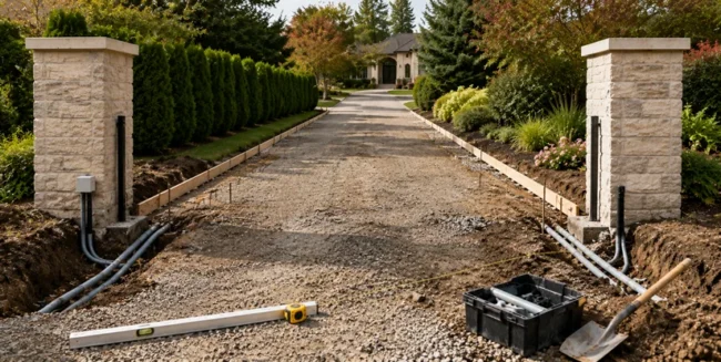 How To Prepare Driveway For Automatic Gate Installation How To Prepare Driveway For Automatic Gate Installation