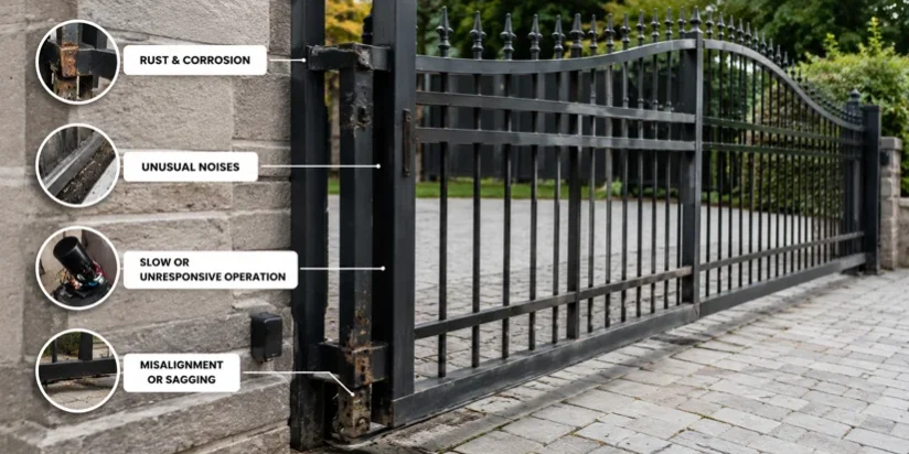 Signs Your Gate Needs Professional Repair Signs Your Gate Needs Professional Repair