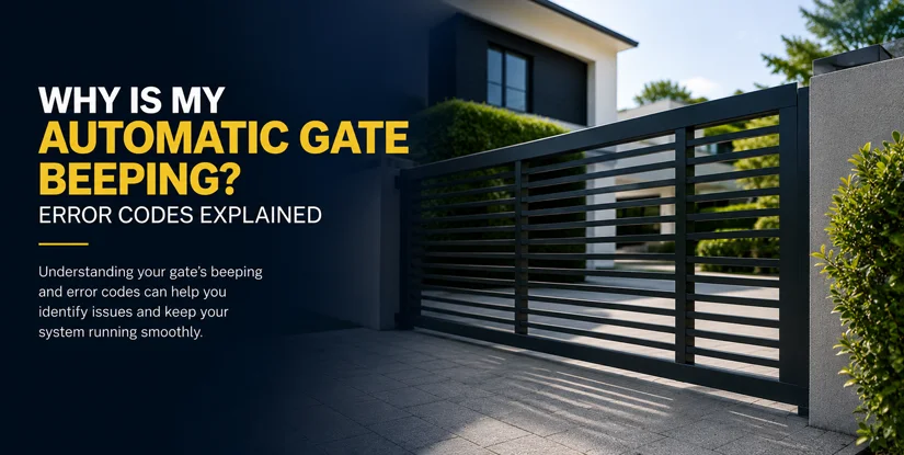 Why Is My Automatic Gate Beeping? Error Codes & Fixes - Techno Gate GTA